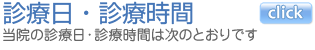 診療日・診療時間